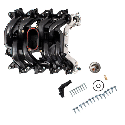 Brock Replacement Intake Manifold with Thermostat Upgraded Design Compatible with E-Series Van F150 F250/F350 Super Duty Pickup Excursion Expedition 5.4L 7L3Z8575D F1VY8255A