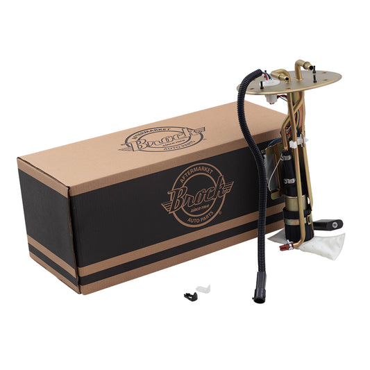 Brock Replacement Center Tank Fuel Pump Assembly with 2 Ports Compatible with 1997-2003 E-Series Van 5.4L 3C2Z 9H307 CB