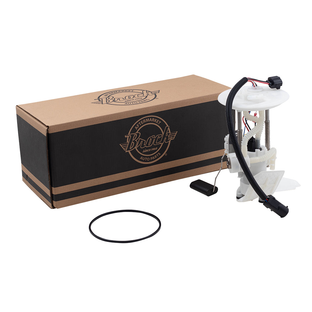 Brock Replacement Gasoline Fuel Pump Assembly with 7 Pin Connector Compatible with 2002-2003 Explorer Mountaineer 4.0L 4.6L 1L2Z 9H307 LD E2334M