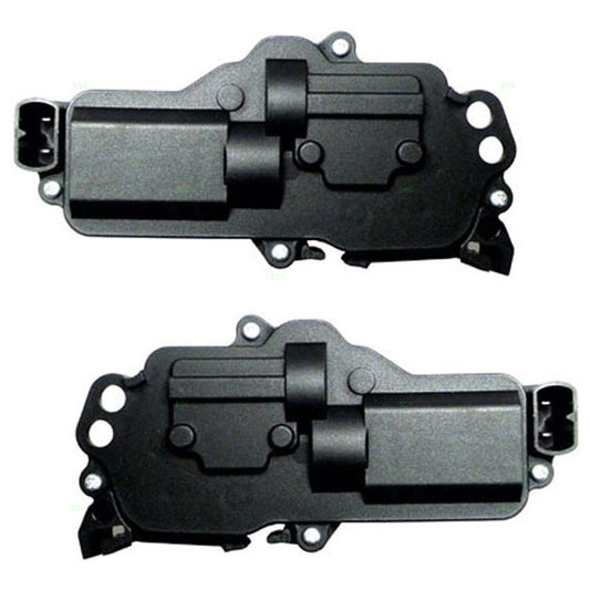 Brock Replacement Driver and Passenger Power Door Lock Actuators Compatible with 1999-2016 F250 F350 F450 Super Duty Pickup Truck