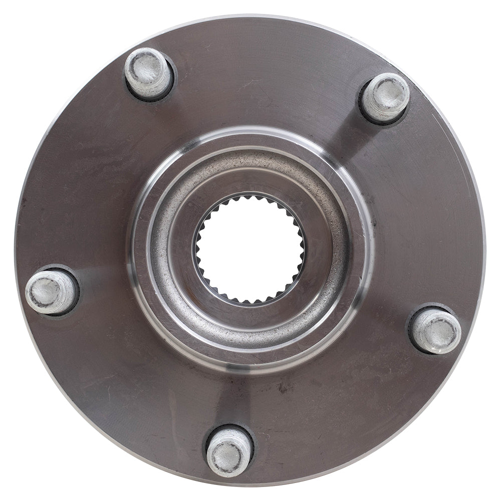 Brock Replacement Pair Front Hubs & Bearings Compatible with 2008-2013 Rogue