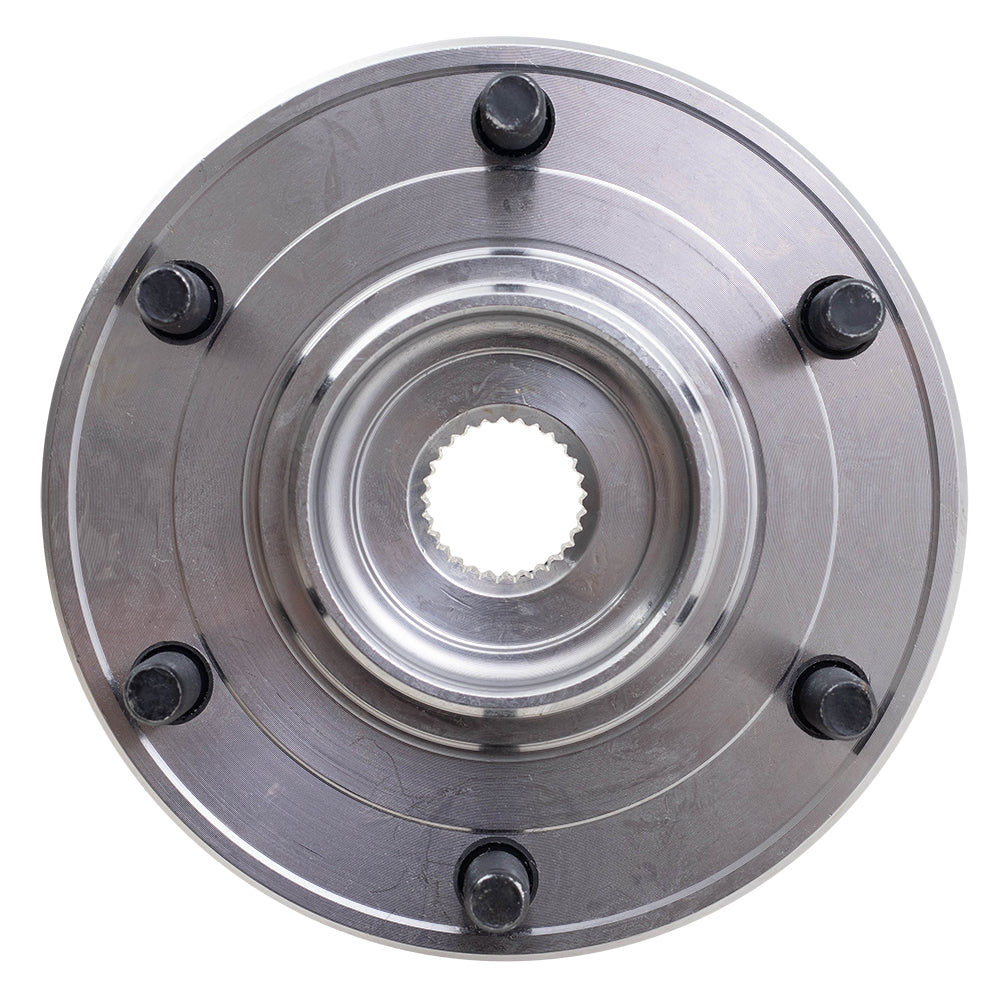 Brock Replacement Pair Front Hubs & Bearings Compatible with 2008-2012 Armada