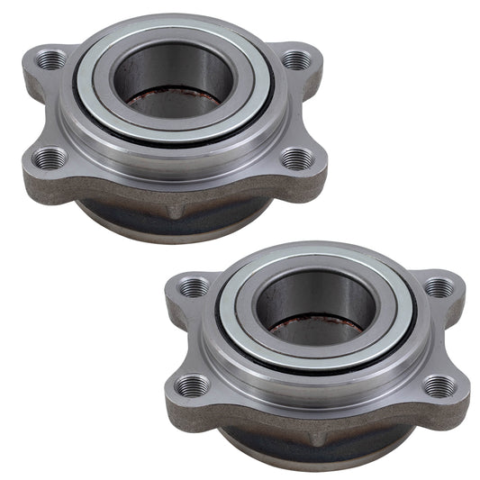 Brock Replacement Set Rear Wheel Bearings Compatible with 2003-2007 G35 Coupe 2003-2006 G35 Sedan