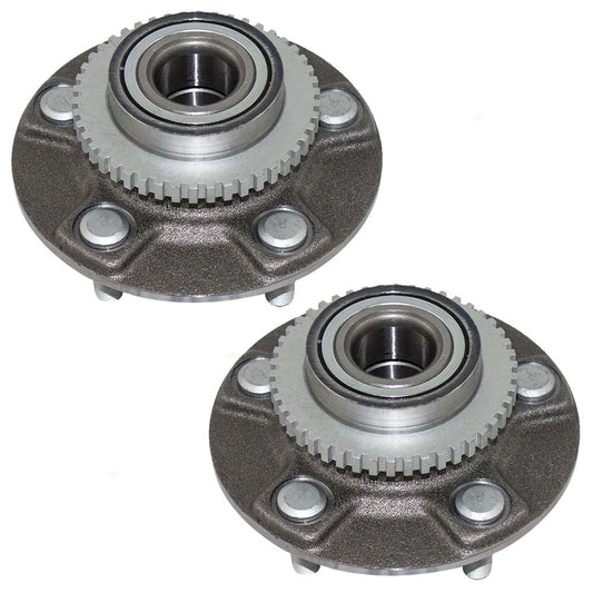 Brock Replacement Set Rear Wheel Hub Bearings Compatible with 00-01 I30 02-04 I35 00-03 Maxima 43200-2Y000
