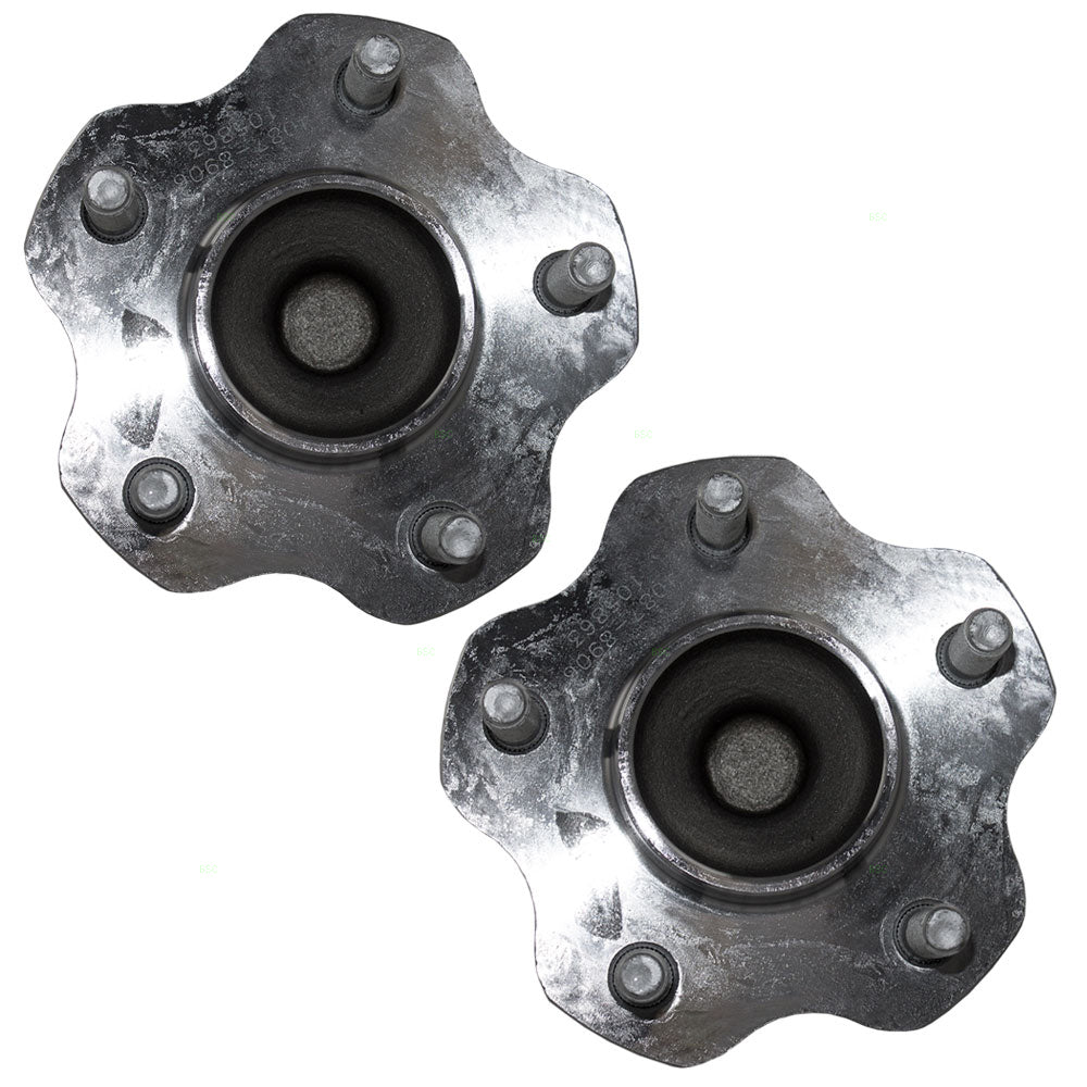 Brock Replacement Pair Set Rear Wheel Hub Bearing Assemblies Compatible with 02-06 Altima 04-08 Maxima 04-09 Quest 432027Y000 43202CK000 432023Z000