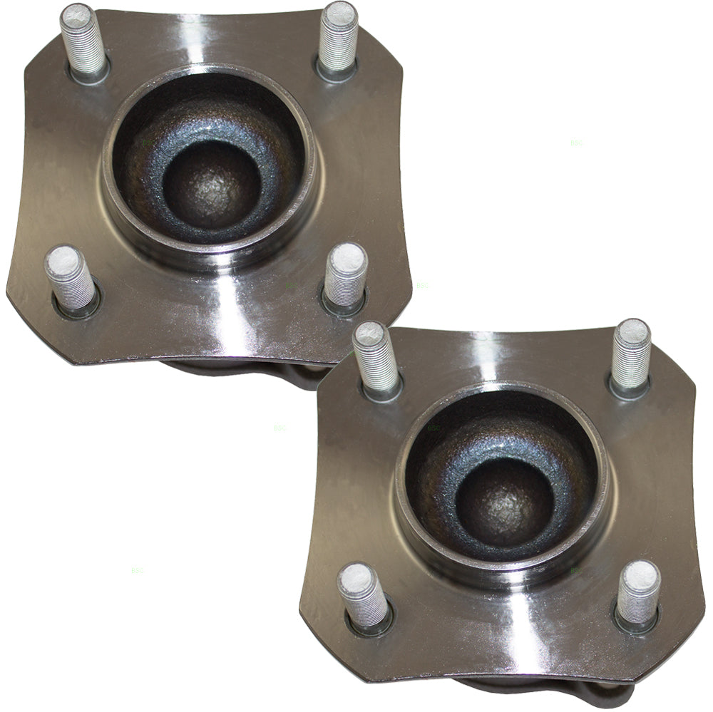 Brock Replacement for Pair Set Rear Wheel Hub Bearings Compatible with 07-12 Sentra 2.0L 43202-ET010 512384 HA590280