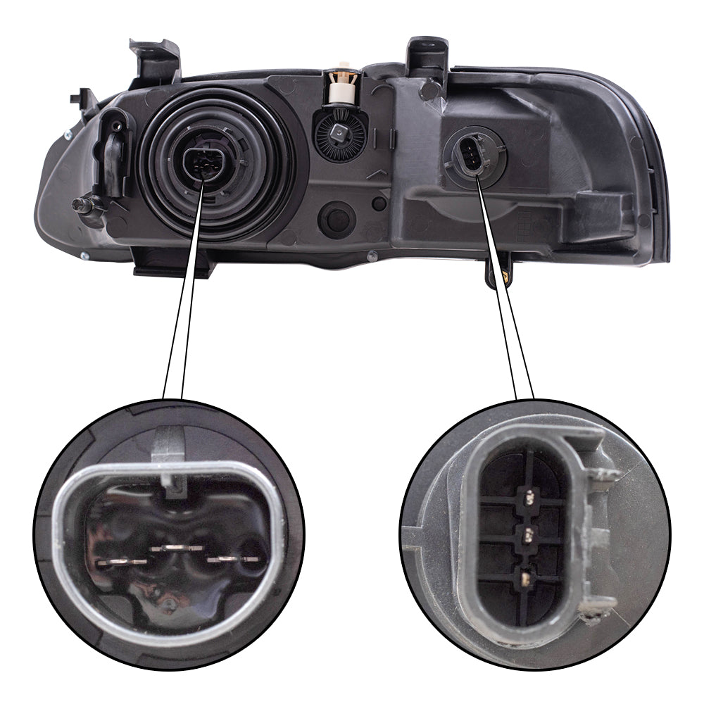 Headlight for 2000-2001 Sentra 260105M026 Right
