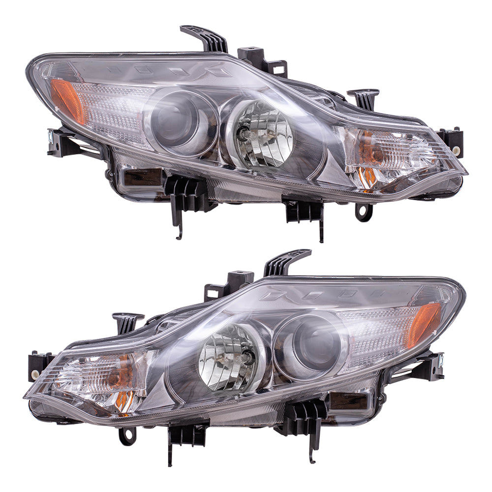 Brock 4221-0038LR Halogen Headlight Set