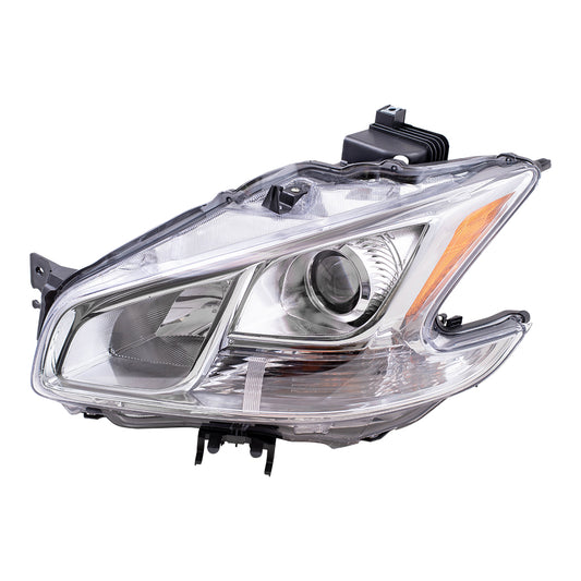 Brock Replacement Drivers Halogen Headlight Headlamp Compatible with 09-14 Maxima 26060-9N00A