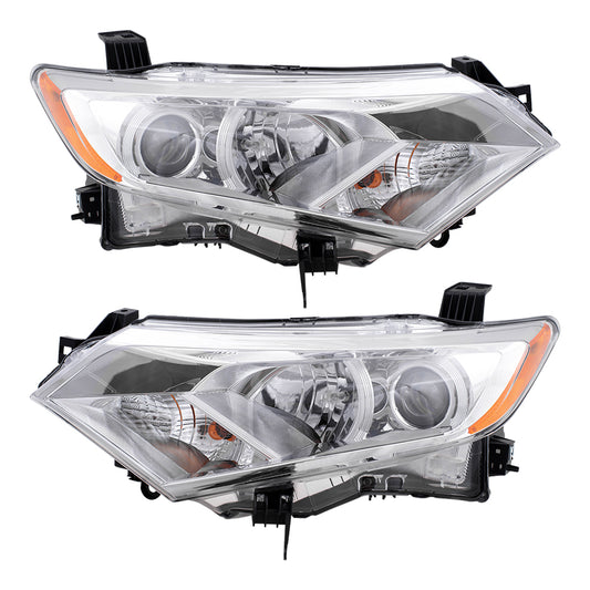 Headlight for 2012-2017 Quest 260601JA2D Set