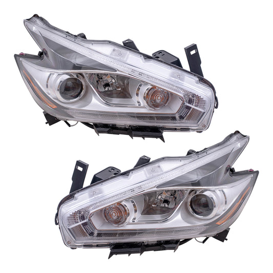 Headlight for 2015-2016 Murano 260605AA9A Set