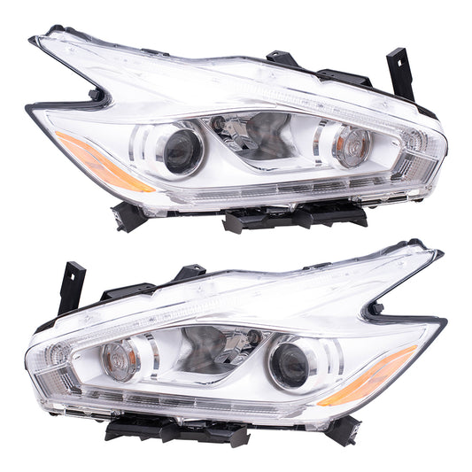 Headlight for 2017-2017 Murano 260605AA9C Set