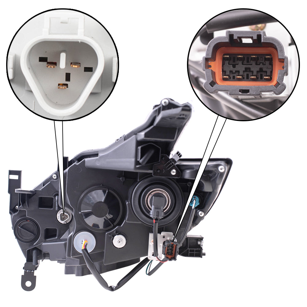Headlight for 2017-2017 Murano 260605AA9C Set