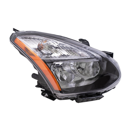 Brock Replacement Passenger Side Halogen Combination Headlight Assembly Compatible with 2014-2015 Rogue Select