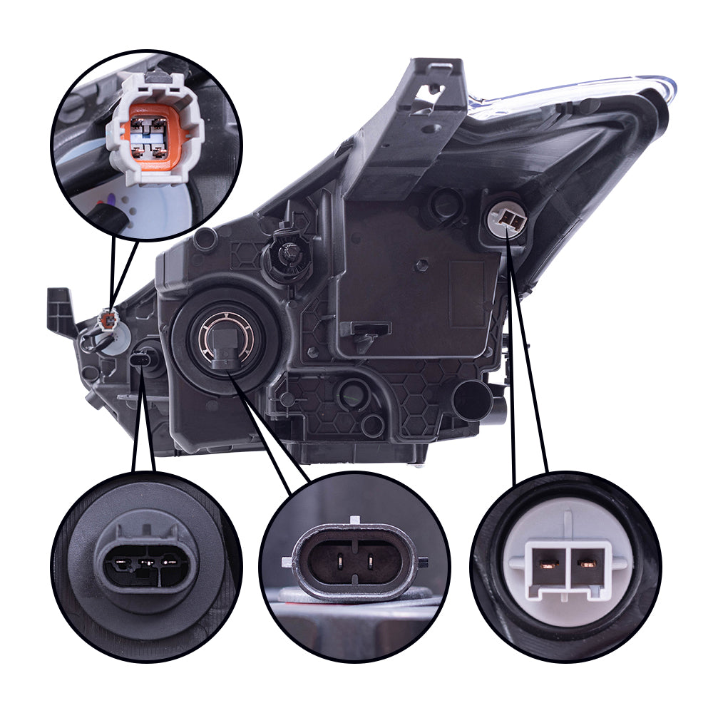 Headlight for 2018-2020 Kicks SR 260105RL4A Right