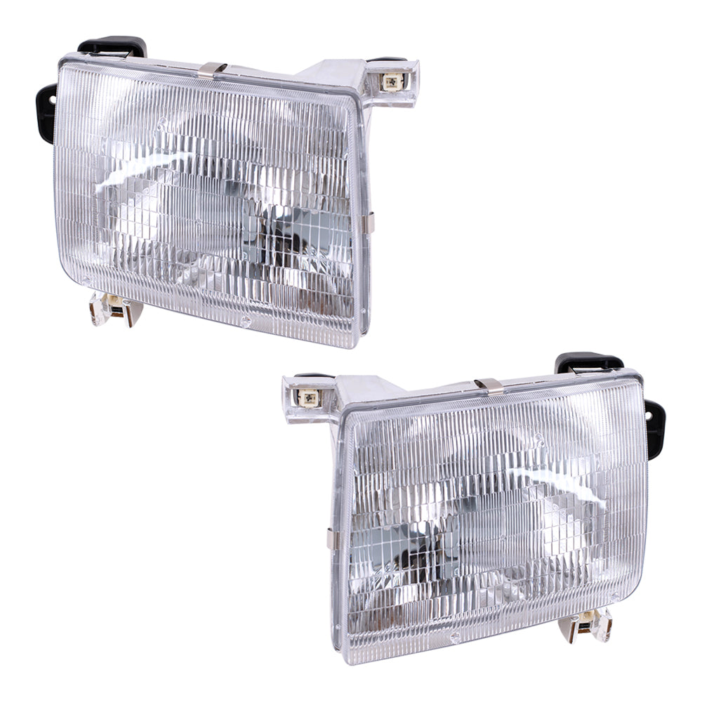 Headlight for 1998-2000 Frontier 2000-2001 Xterra 260603S525 Set