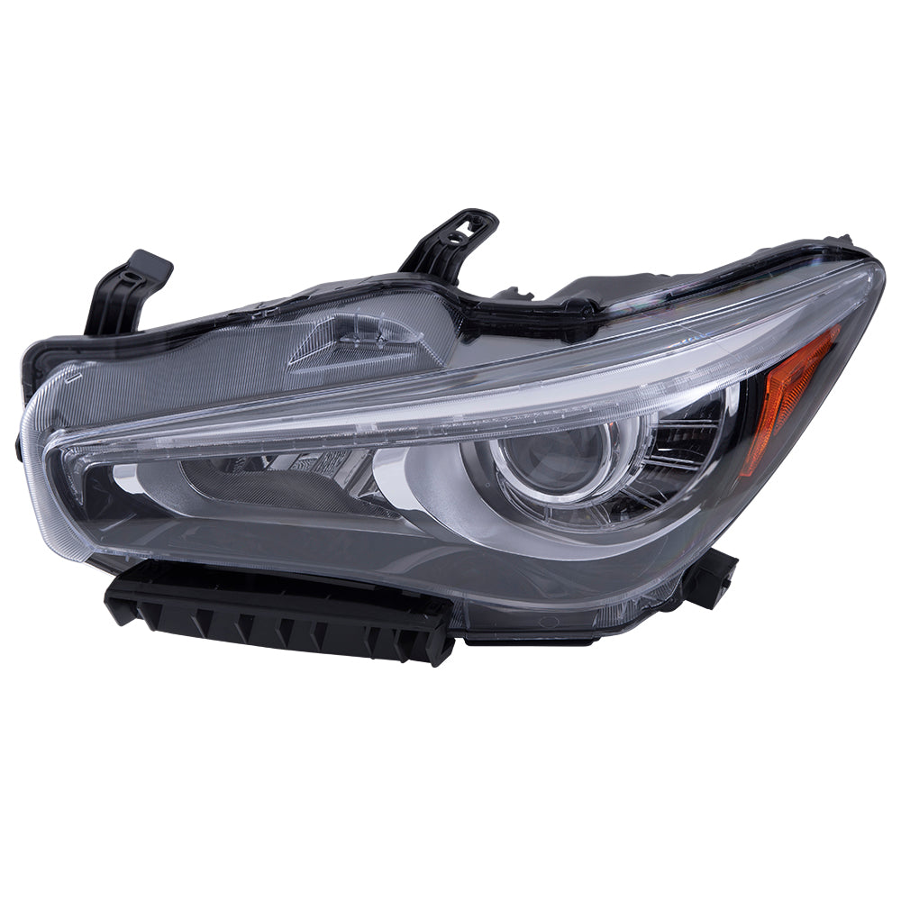 Headlight for 2014-2017 Q50 LED w/o Adaptive Lighting 260604HB0B Set
