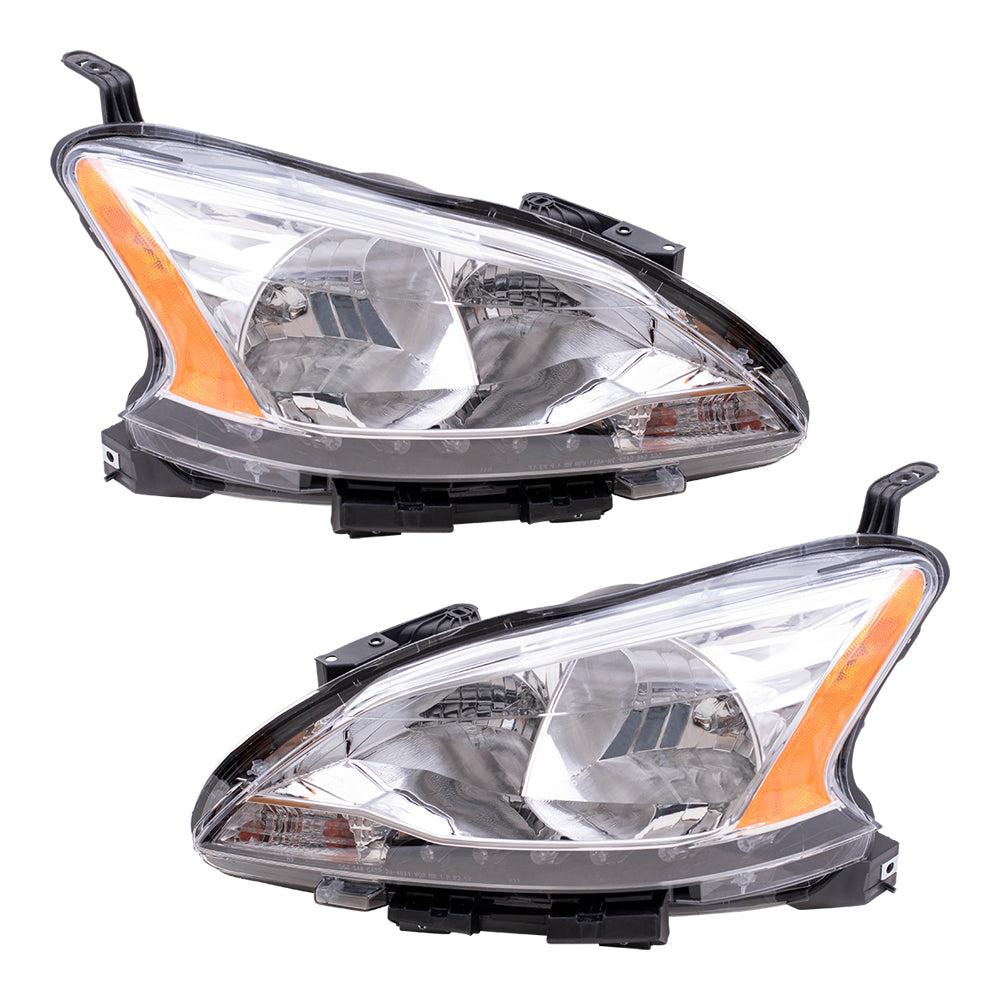 Headlight for 2013-2015 Sentra 260603SG2A Set