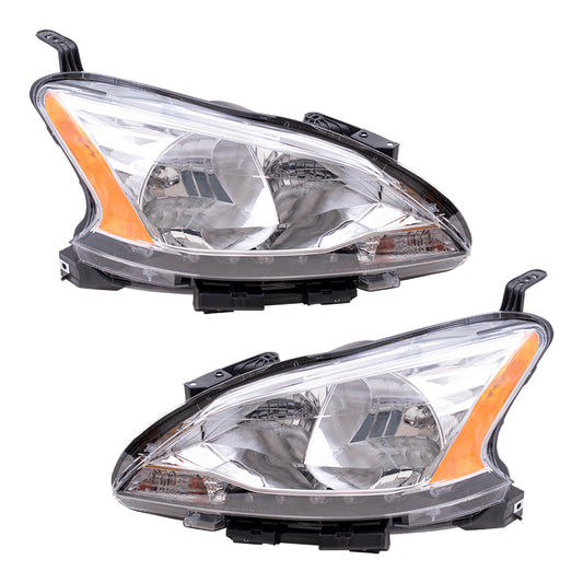 Headlight for 2013-2015 Sentra 260603SG2A Set