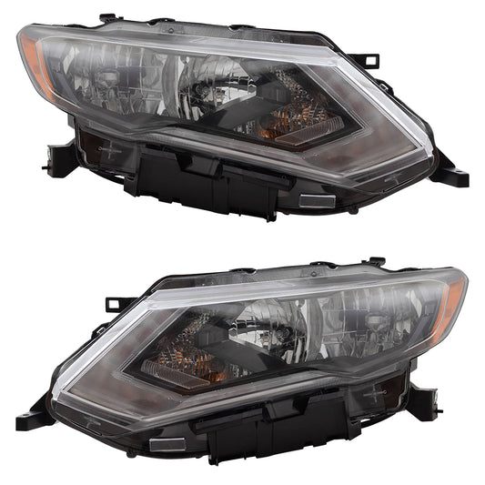 Headlight for 2017-2020 Rogue 260606FL0A Set