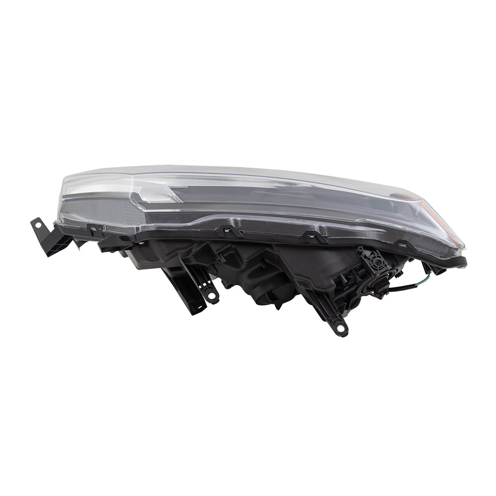 Brock Replacement Passenger Halogen Headlight Compatible with 17-19 Rogue