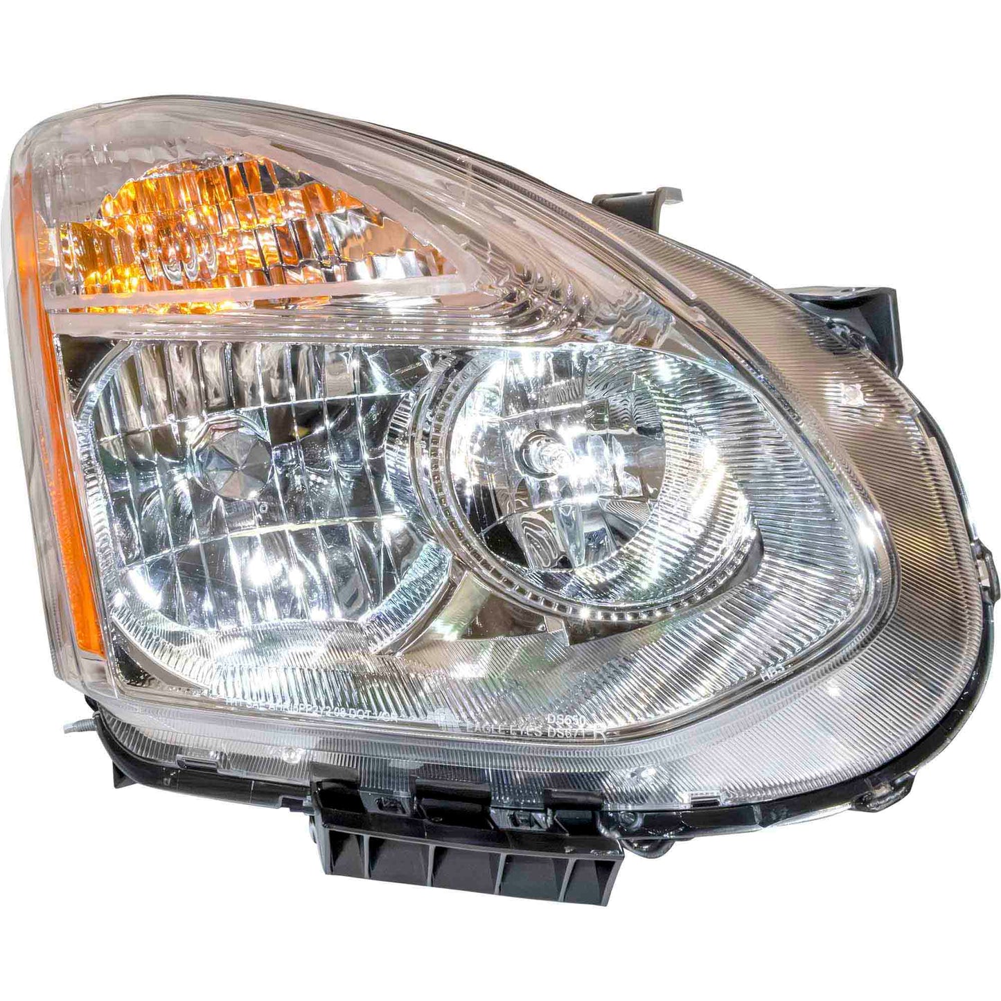 Brock Driver Side Left Passenger Side Right HID Combination Headlight Assembly Without HID Kit Set Compatible with 2011-2013 Nissan Rogue 4221-0140LR