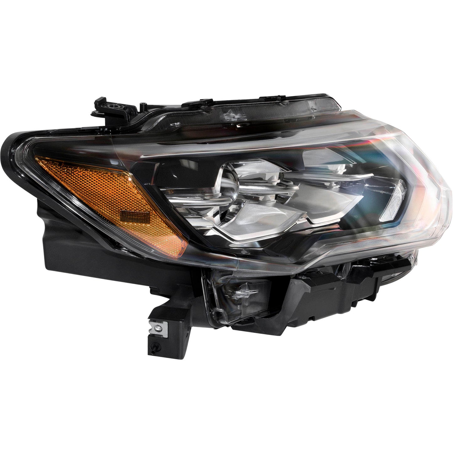 Brock Passenger Side Right LED Combination Headlight Assembly Compatible with 2019-2020 Nissan Rogue 2019 Nissan Rogue Hybrid 4221-0144R