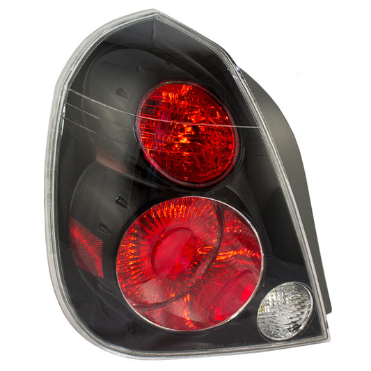 Brock Replacement Drivers Taillight Tail Lamp with Black Trim Compatible with 05-06 Altima 26555-ZB725