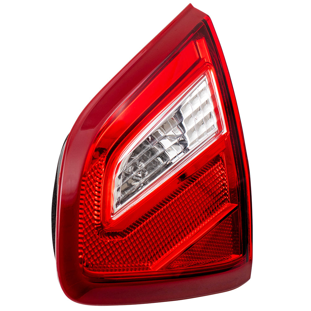Brock Replacement Passengers Tail Light Lid Mounted Back Up Right Lamp Compatible with 2016-2017 Altima 265409HS0A NI2803110 166-60976R
