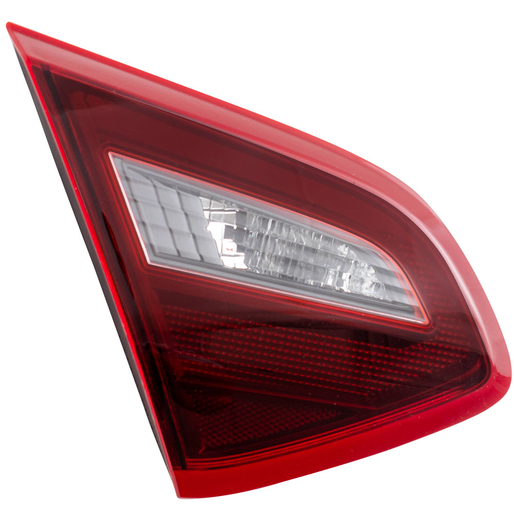 Brock Replacement Drivers Tail Light Lid Mounted Left Back Up Lamp w/ Smoke Lens Compatible with 2017-2018 Altima 26545-9HS1A NI2802112