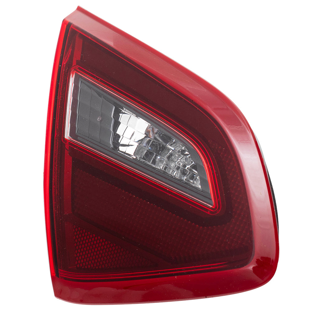 Brock Replacement Drivers Tail Light Lid Mounted Left Back Up Lamp w/ Smoke Lens Compatible with 2017-2018 Altima 26545-9HS1A NI2802112