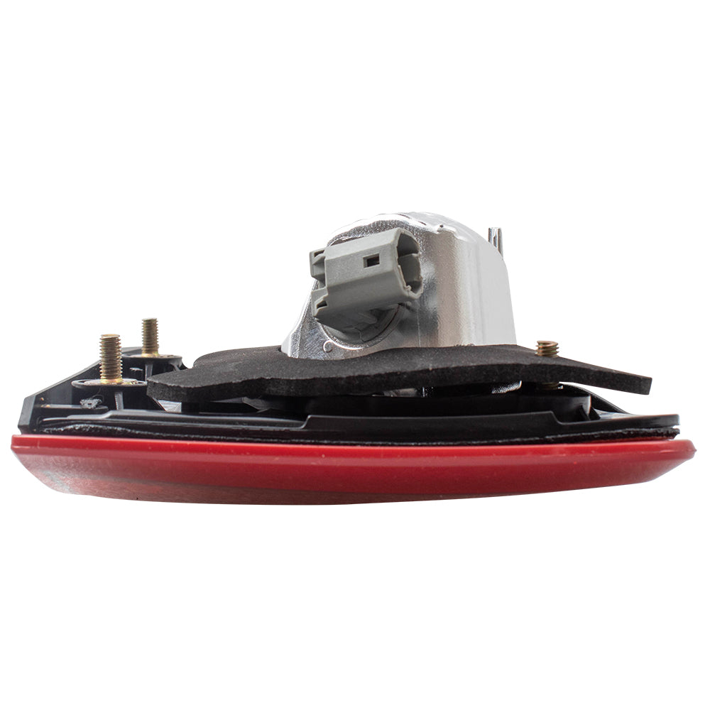 Brock Replacement Passengers Tail Light Lid Mounted Right Back Up Lamp w/ Smoke Lens Compatible with 2017-2018 Altima 26540-9HS1A NI2803112