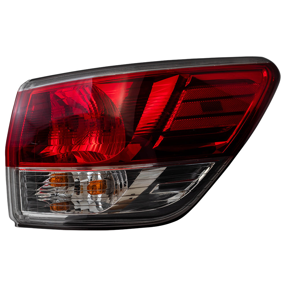 Brock Replacement Tail Light Compatible with 2013-2016 Pathfinder Passengers Quarter Panel Mounted Lamp 265503KA0A 26550-3KA0A