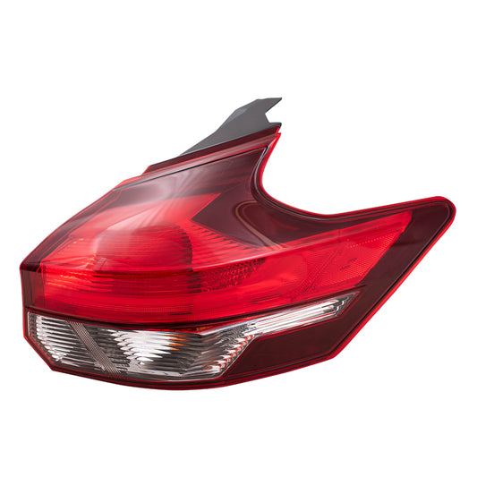 Brock Replacement Passenger Tail Light Quarter Panel Mounted Lens Compatible with 2018-2019 Kicks