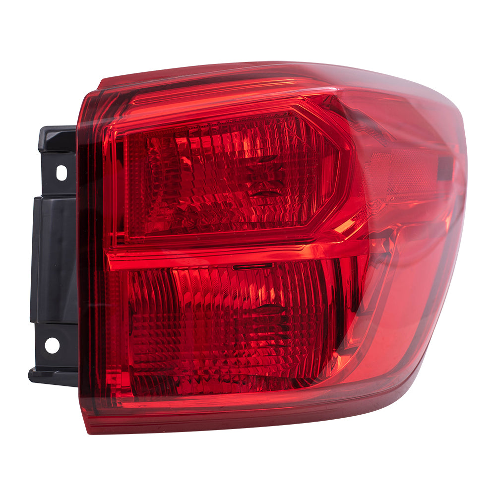 Brock Replacement Driver's and Passenger's Tail Light Assemblies Quarter Mounted Compatible with 17-19 Pathfinder 26555-9PF0A 26550-9PF0A