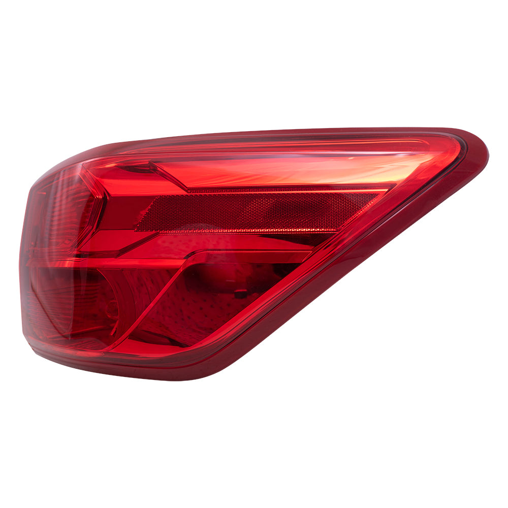 Brock Replacement Driver's and Passenger's Tail Light Assemblies Quarter Mounted Compatible with 17-19 Pathfinder 26555-9PF0A 26550-9PF0A