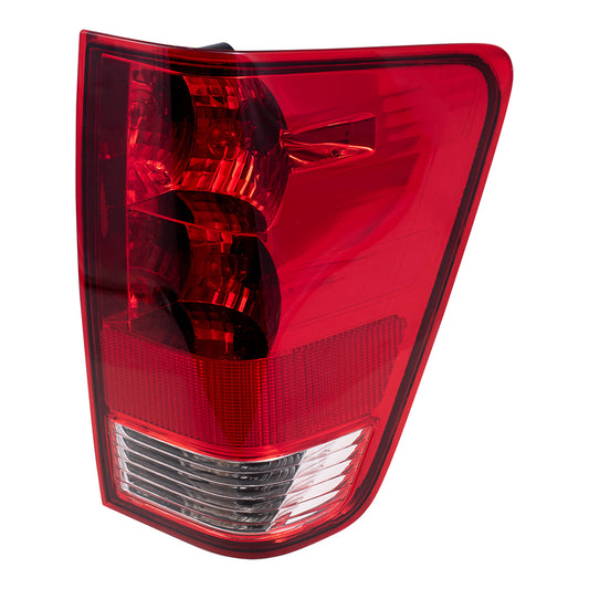 Brock Replacement Passengers Taillight Tail Lamp Compatible with 04-15 Titan Pickup Truck 26550ZH226