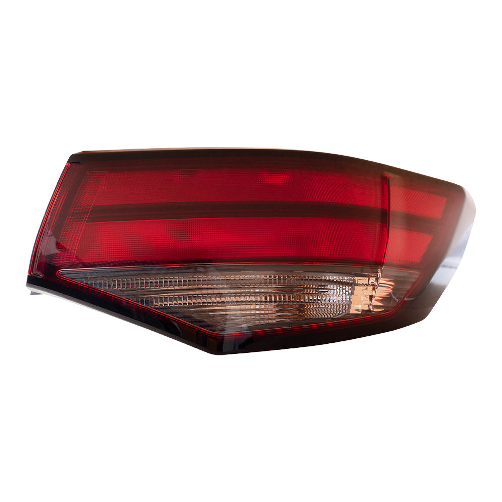 Brock Aftermarket Replacement Driver Left Passenger Right Tail Light Assembly Set Quarter Mounted Compatible with 2020 Nissan Sentra