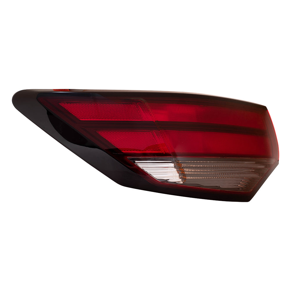Brock Aftermarket Replacement Driver Left Tail Light Assembly Quarter Mounted Compatible with 2020 Nissan Sentra