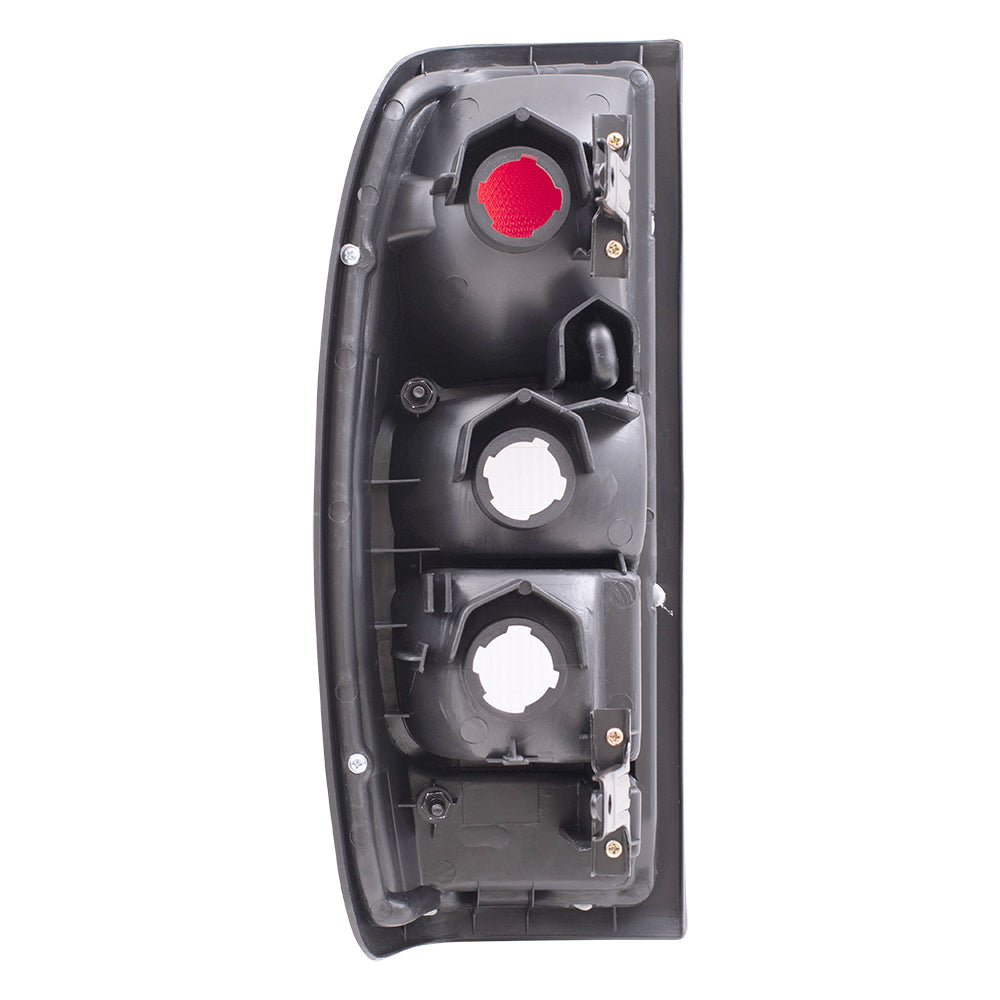 Brock Replacement Passengers Taillight Tail Lamp Compatible with 98-00 Frontier Pickup Truck 26554-3S525