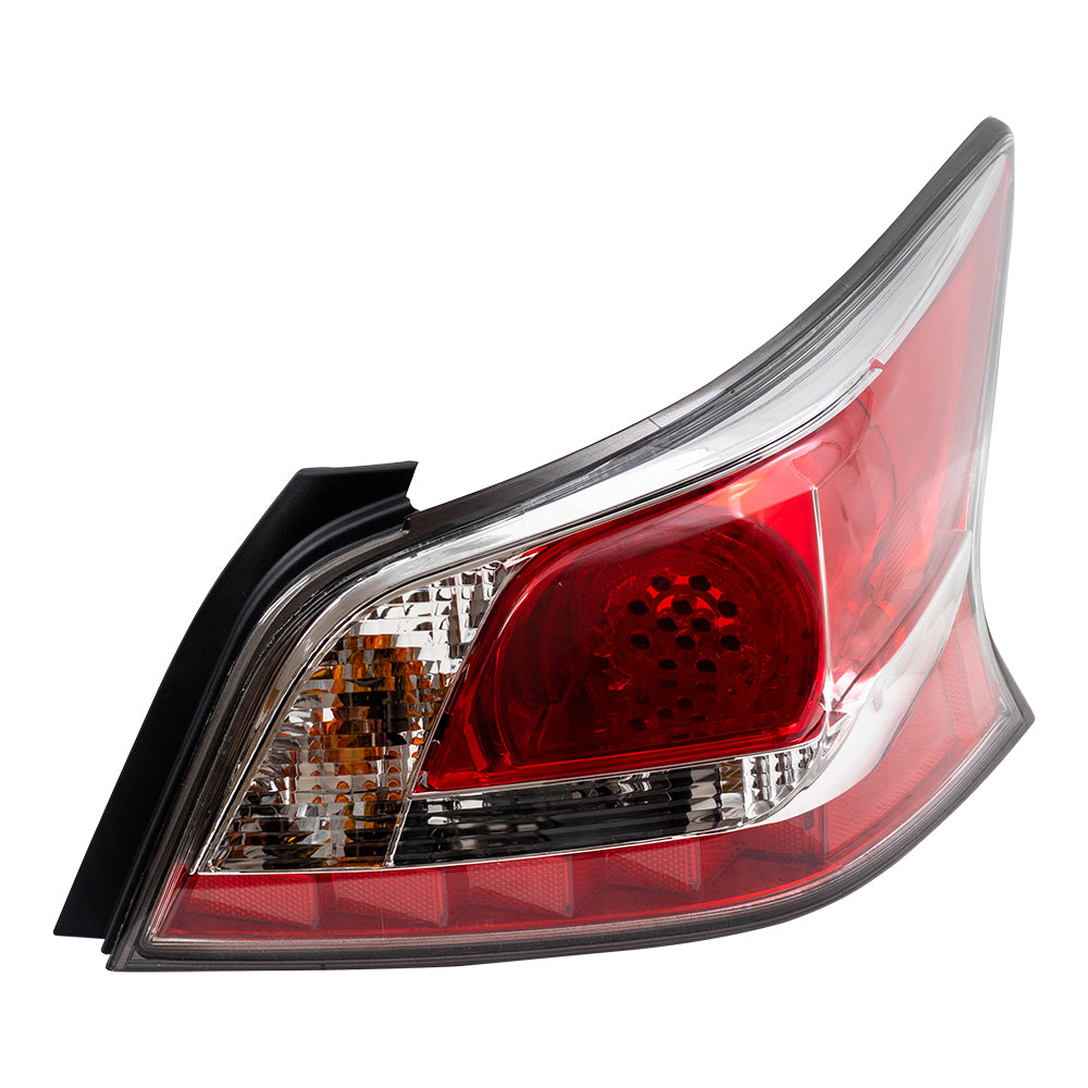 Brock Replacement Tail Light Compatible with 2014-2015 Altima Sedan Passenger LED Type Taillamp Assembly 26550-9HM2A 265509HM2A
