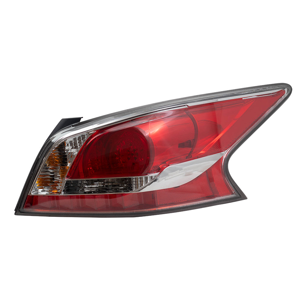 Brock Replacement Tail Light Compatible with 2014-2015 Altima Sedan Passenger LED Type Taillamp Assembly 26550-9HM2A 265509HM2A