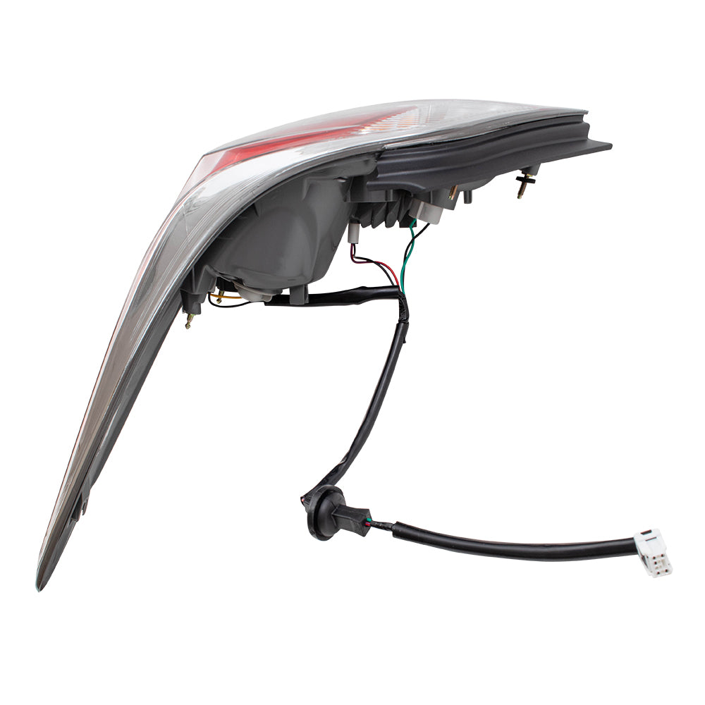 Brock Replacement Tail Light Compatible with 2014-2015 Altima Sedan Passenger LED Type Taillamp Assembly 26550-9HM2A 265509HM2A