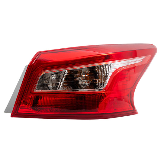 Brock Aftermarket Replacement Passenger Right Combination Tail Light Assembly Body Mounted Compatible With 2016-2019 Nissan Sentra