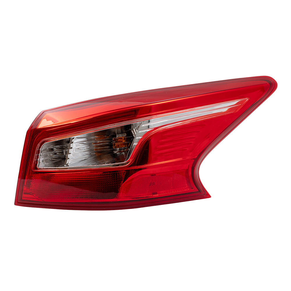 Brock Aftermarket Replacement Passenger Right Combination Tail Light Assembly Body Mounted Compatible With 2016-2019 Nissan Sentra