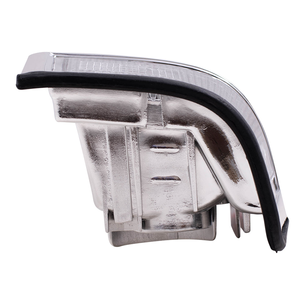 Brock Replacement Driver and Passenger Taillights Tail Lamps with Chrome Trim Compatible with 85-86 Pickup Truck 2655580W00 2655080W00