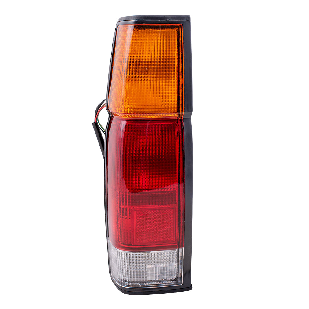 Brock Replacement Driver Side Tail Light Assembly Compatible with 1986-1994 D21 WITHOUT Dual Rear Wheels and 95-97 Pickup Truck B6555-3B300