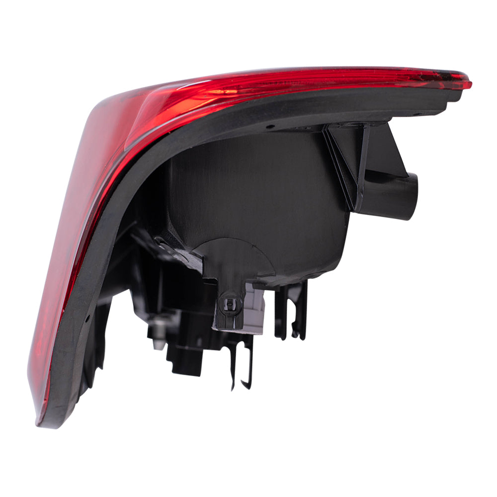 Brock Replacement Drivers Taillight Quarter Panel Mounted Tail Lamp Compatible with 05-14 Frontier Pickup Truck 26555EA825