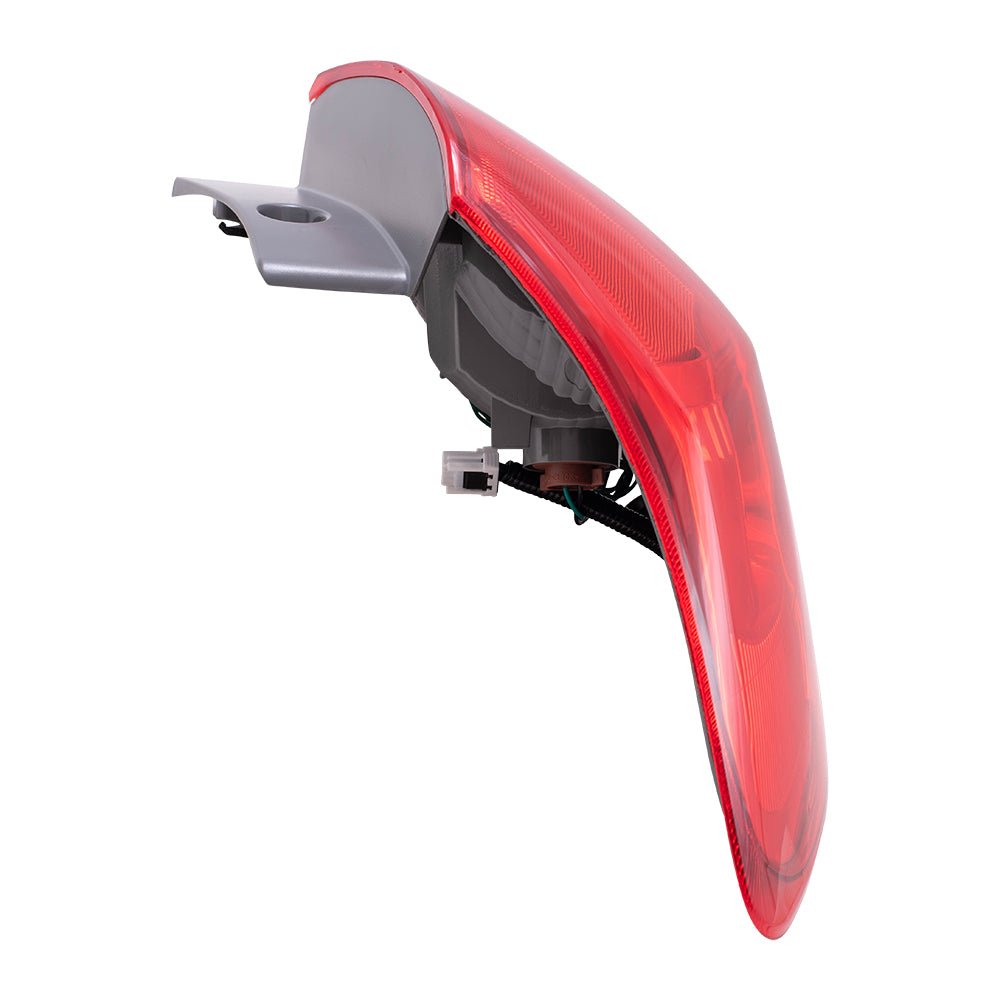 Brock Replacement Drivers Taillight Quarter Panel Mounted Tail Lamp Compatible with 08-13 Rogue SUV 26555JM00A
