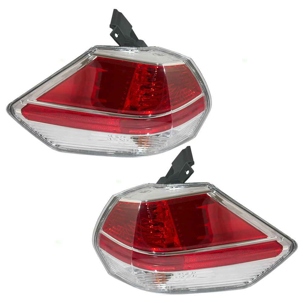Tail Light for 2014-2016 Rogue Quarter Mounted for 2014-2015 Rogue Select 265554BA0A Set NI2804102